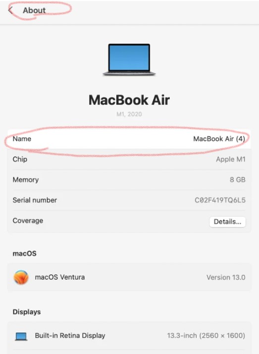 How to Change AirDrop Name