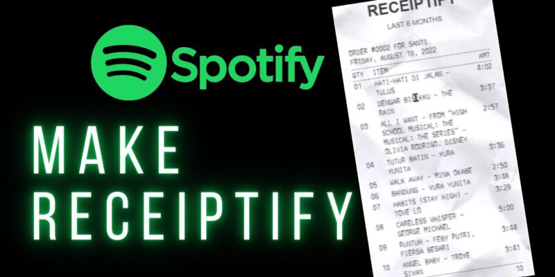 receiptify spotify