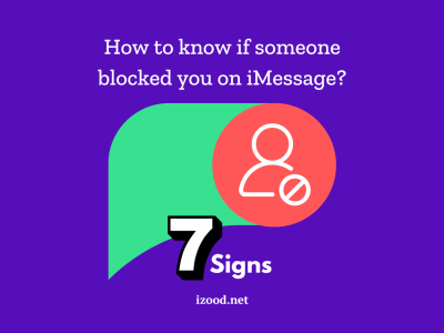 How to know if someone blocked you on iMessage 7 t