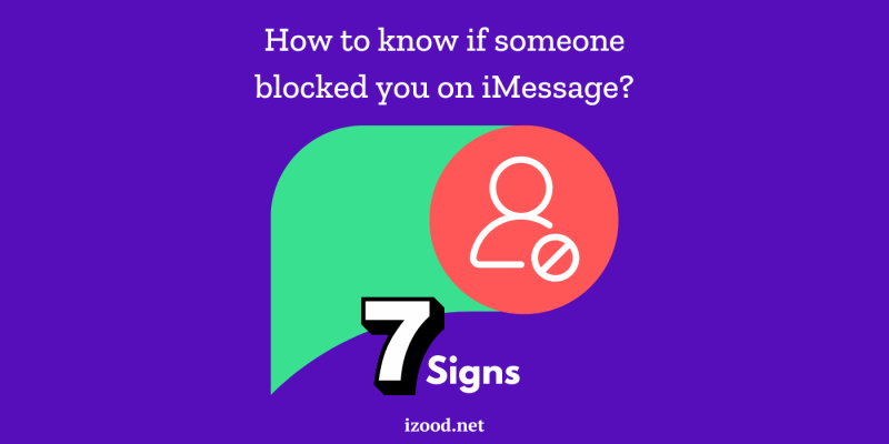How to know if someone blocked you on iMessage 7 t