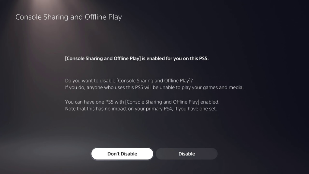 How to Gameshare on PS5