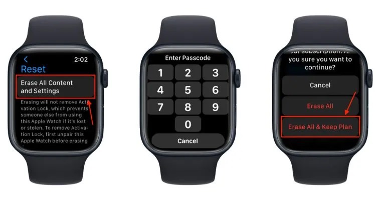 how to pair apple watch to new phone