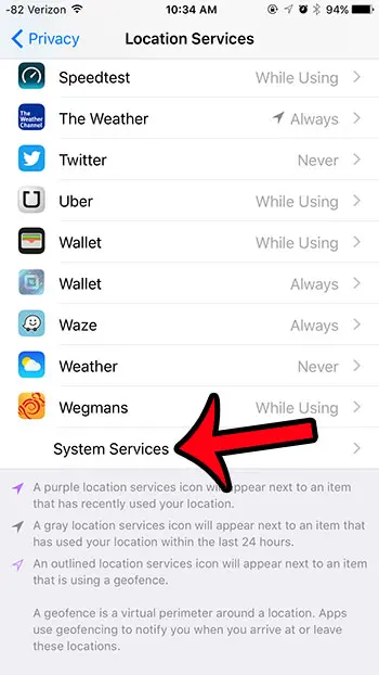 how to hide location on iphone