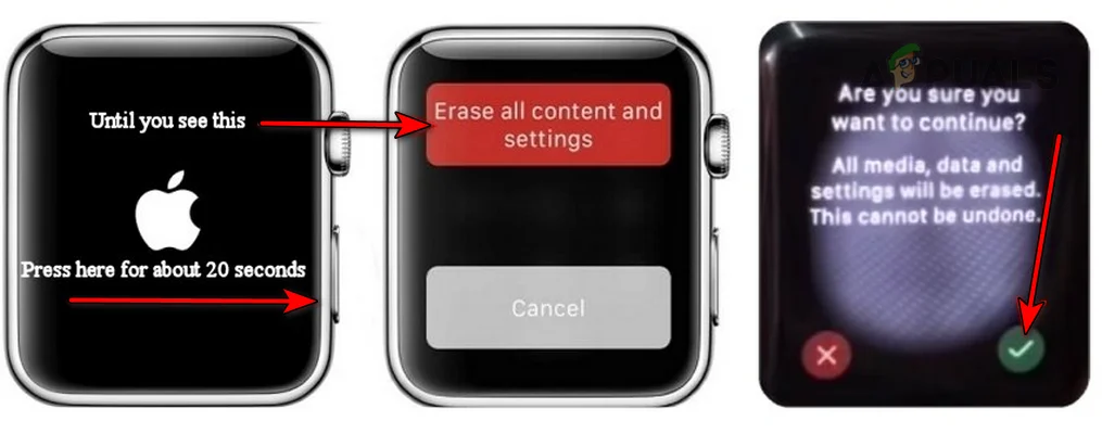 how to unpair apple watch without phone	