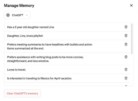 OpenAI Introduces ChatGPT's Memory Feature