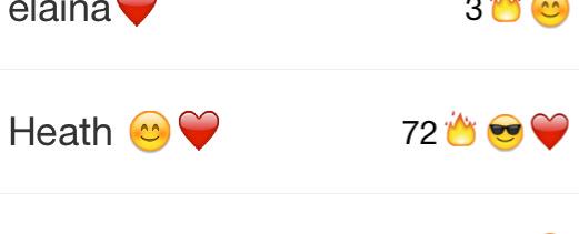 what does a red heart mean on snapchat