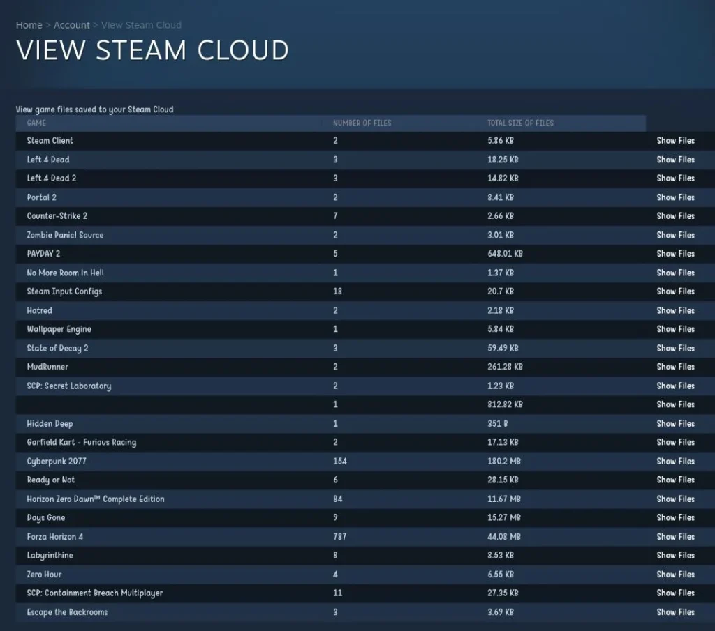 Delete Steam Cloud Saves