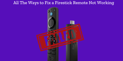 firestick remote not working