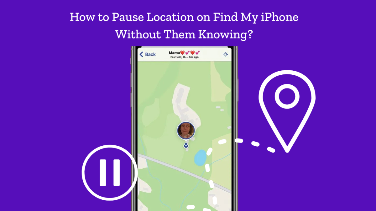 how to pause location on find my iphone