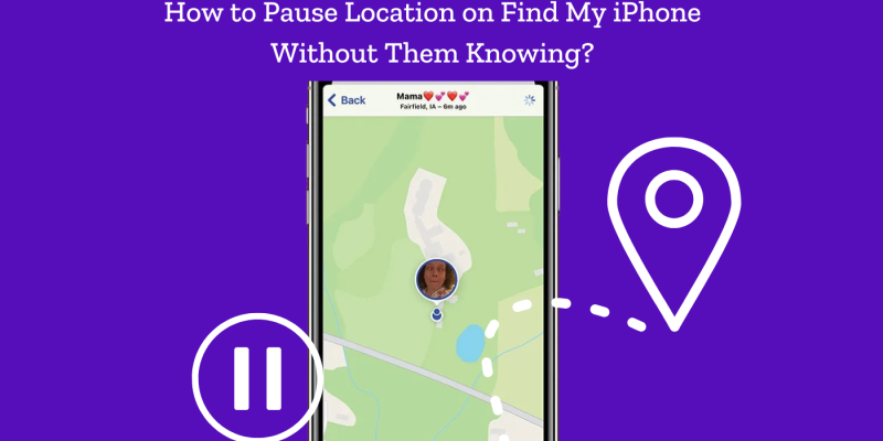 how to pause location on find my iphone