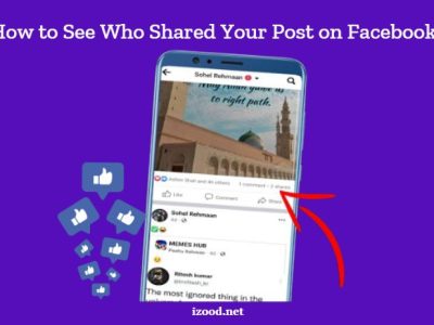 how to see who shared your post on facebook