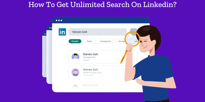 how to get unlimited search on linkedin